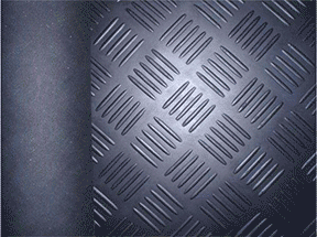 均勻條紋防滑絕緣膠墊，